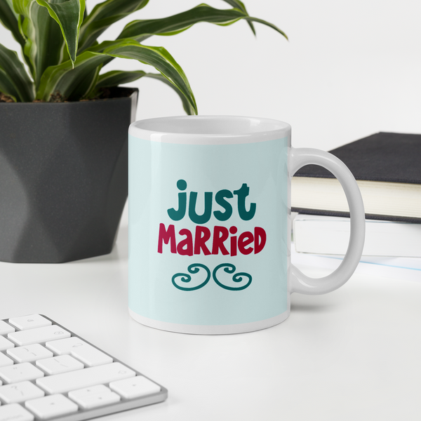 Newly Weds Just Married Mug