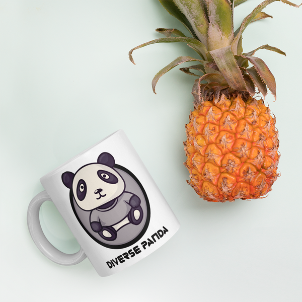 Diverse Panda Sephia Themed Mug