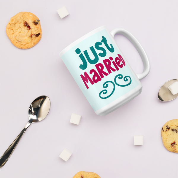 Newly Weds Just Married Mug