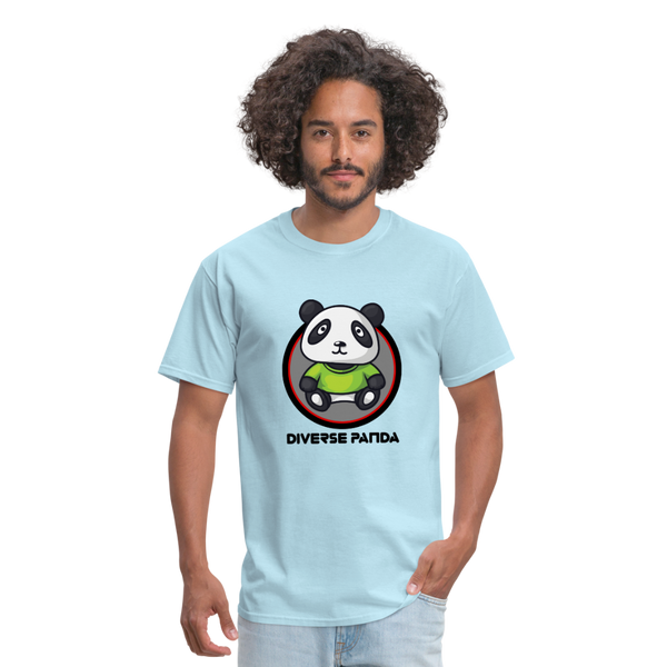 Official Diverse Panda Men's T-Shirt - powder blue