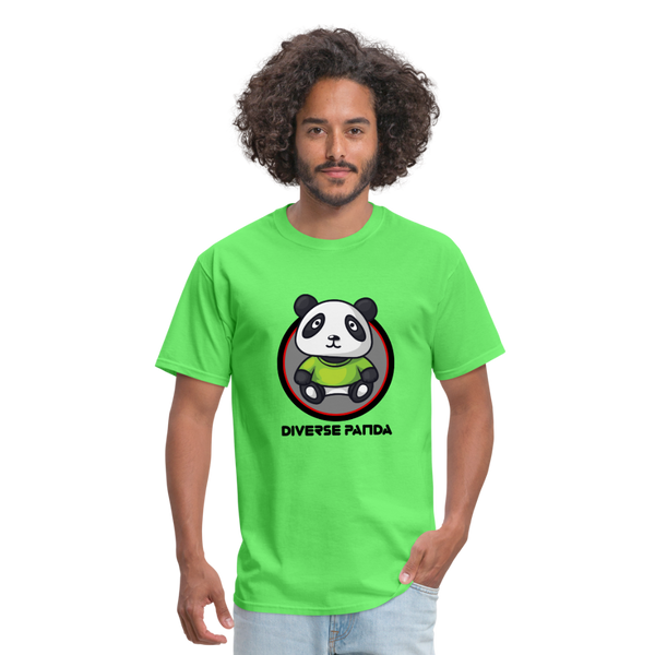 Official Diverse Panda Men's T-Shirt - kiwi