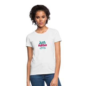 Just Married Women's T-Shirt - white