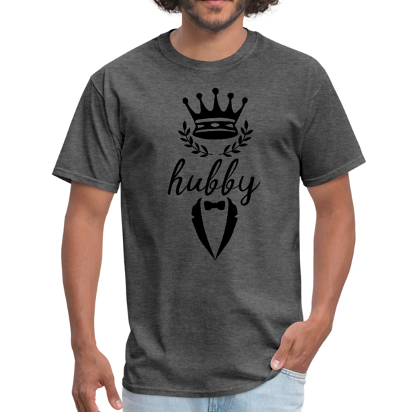 Hubby Men's T-Shirt - heather black