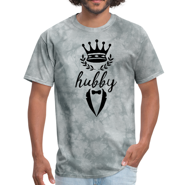 Hubby Men's T-Shirt - grey tie dye