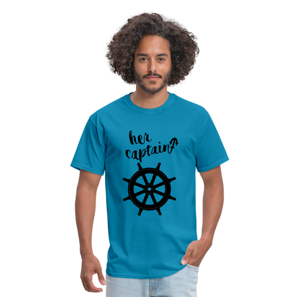 Her Captain Men's T-Shirt - turquoise