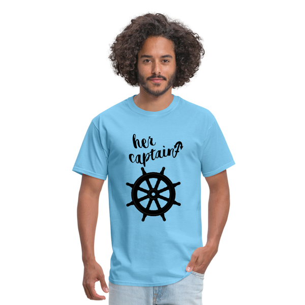 Her Captain Men's T-Shirt - aquatic blue