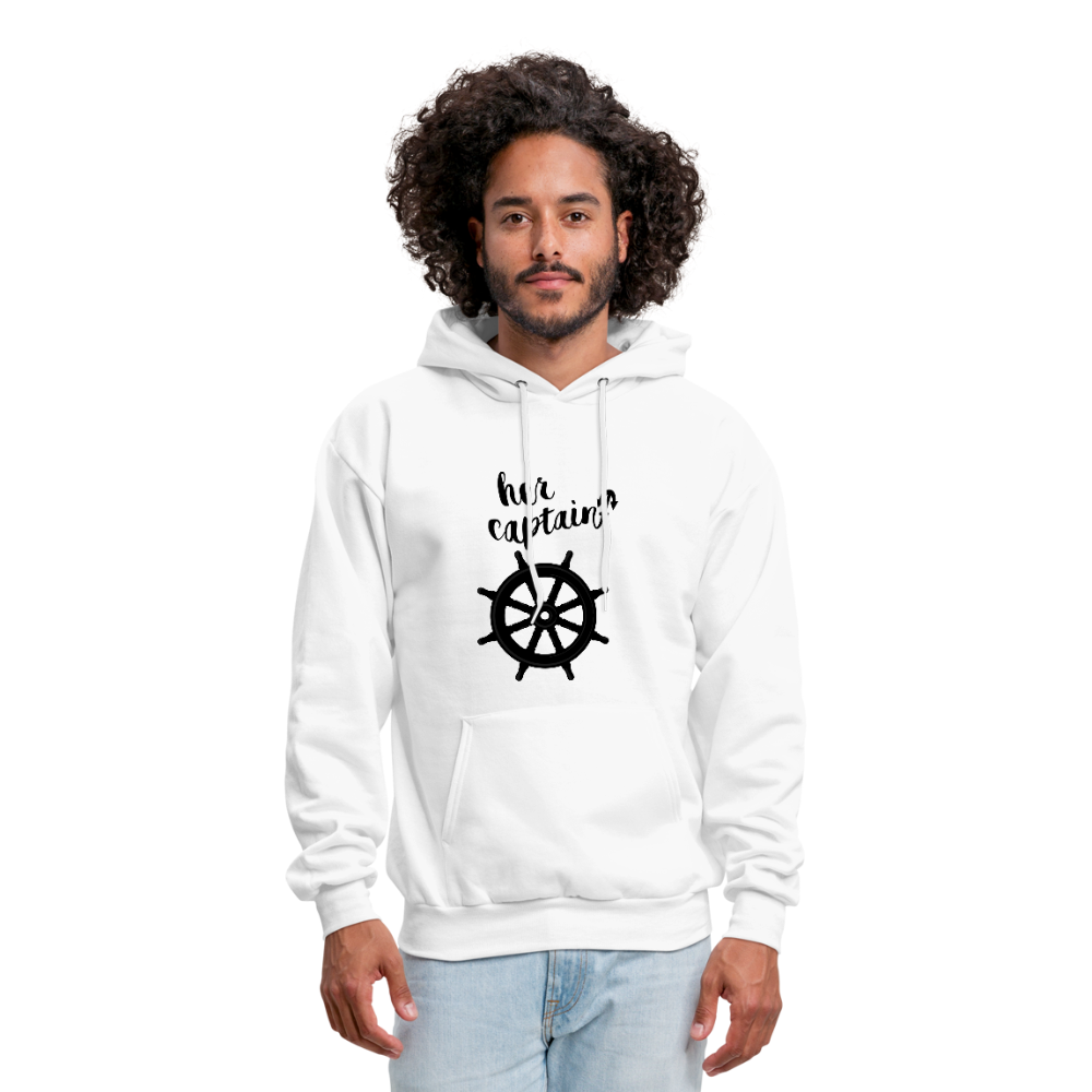 Her Captain Men's Hoodie - white