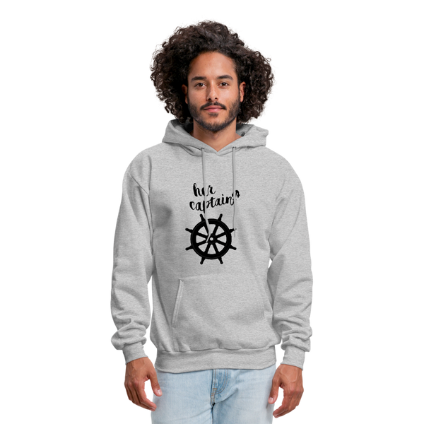 Her Captain Men's Hoodie - heather gray