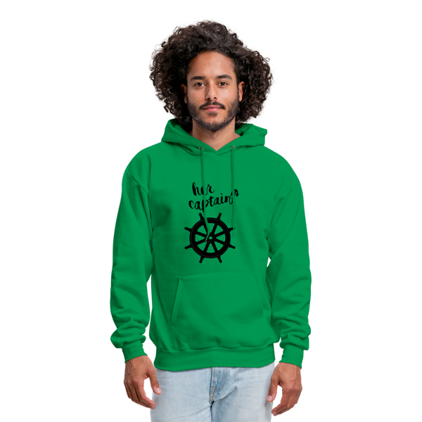 Her Captain Men's Hoodie - kelly green