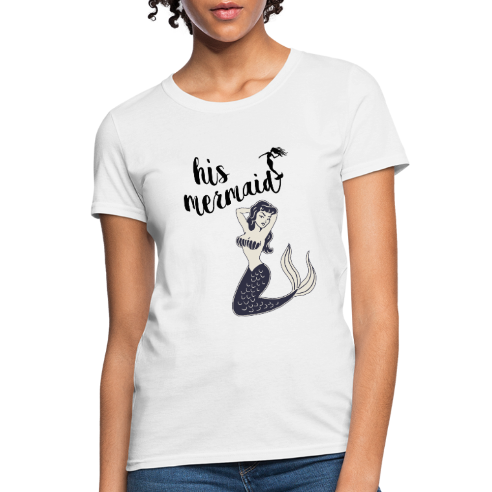 His Mermaid Women's T-Shirt - white