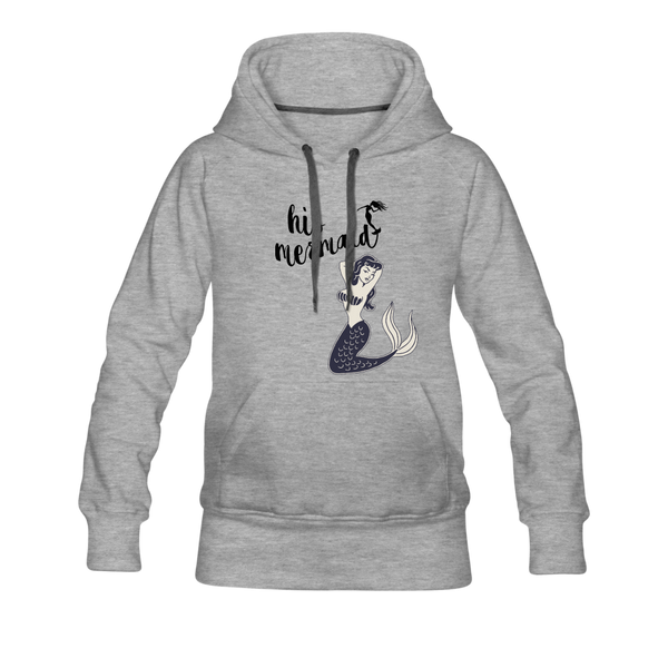 His Mermaid Women’s Premium Hoodie - heather gray