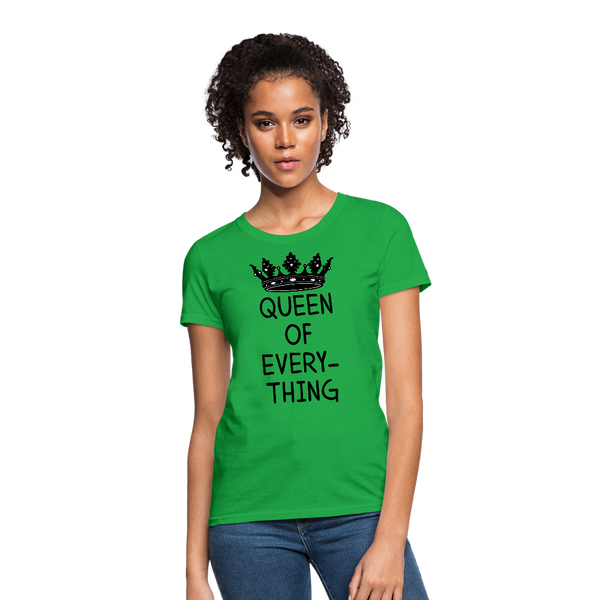 Queen of Everything Women's T-Shirt - bright green