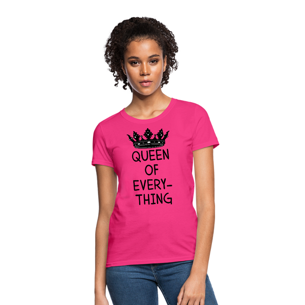 Queen of Everything Women's T-Shirt - fuchsia