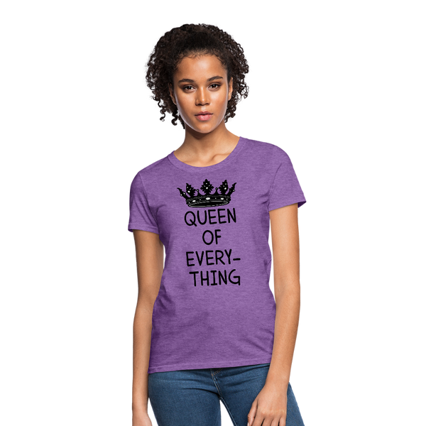 Queen of Everything Women's T-Shirt - purple heather
