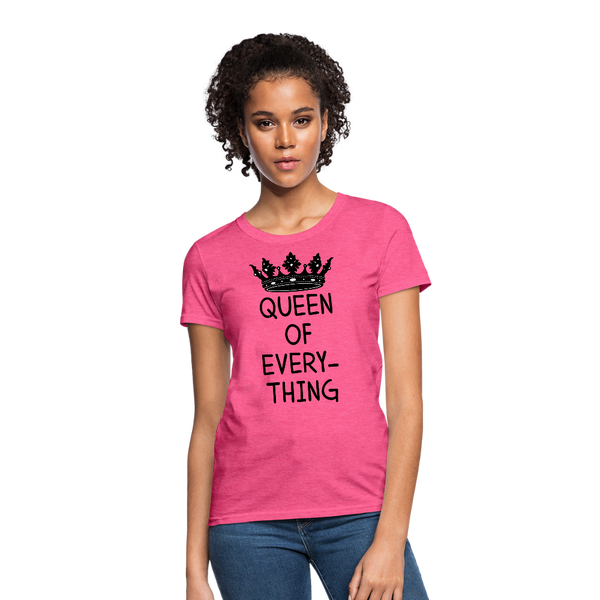 Queen of Everything Women's T-Shirt - heather pink