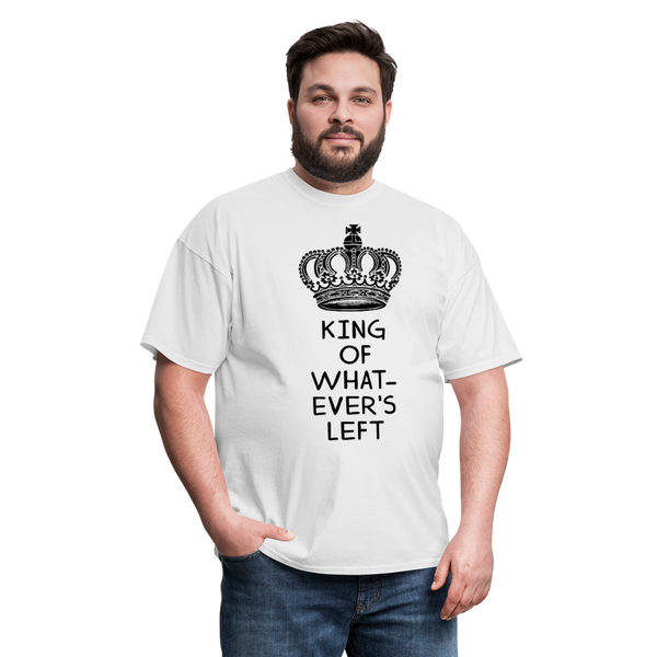 King of Whatever's Left Men's T-Shirt - white