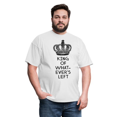 King of Whatever's Left Men's T-Shirt - white