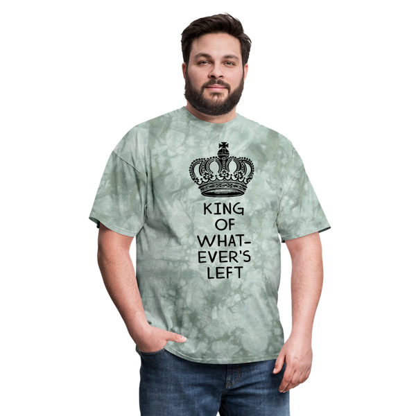 King of Whatever's Left Men's T-Shirt - military green tie dye