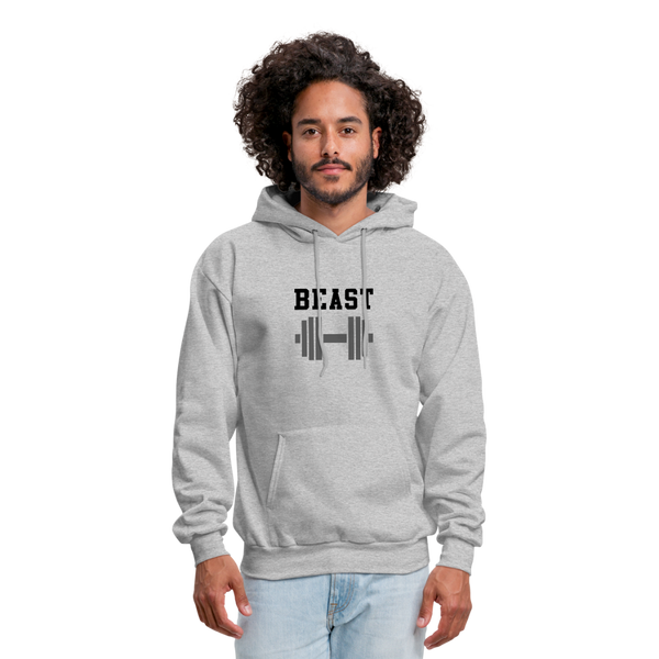 Beast Men's Hoodie - heather gray