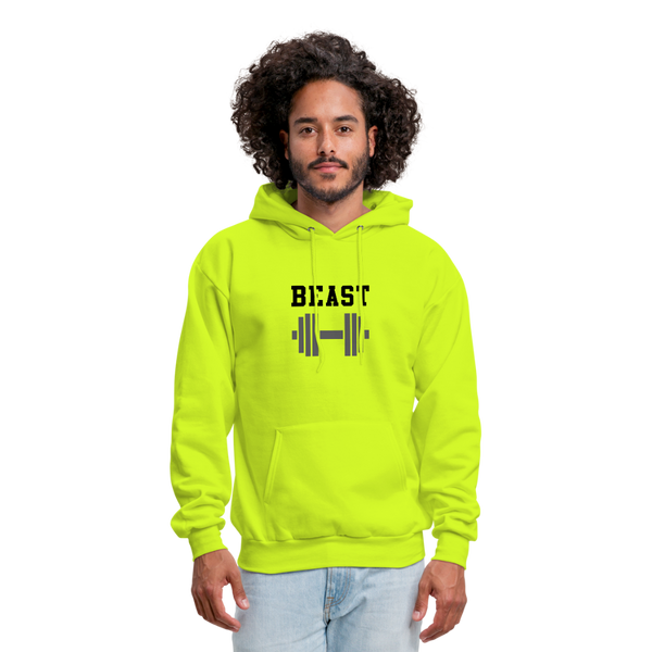Beast Men's Hoodie - safety green