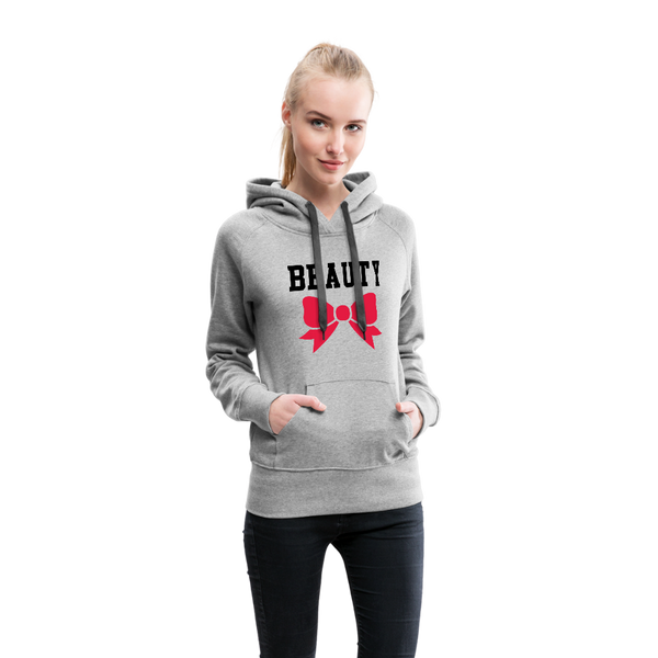 Beauty Premium Hoodie - heather gray