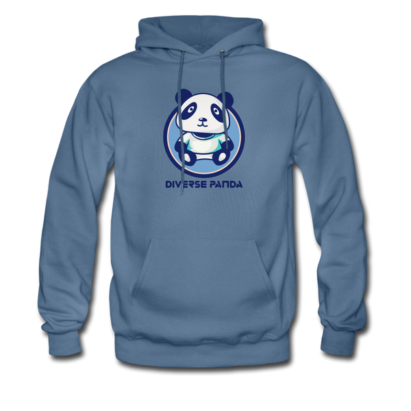 Diverse Panda Blue Lighter Themed Unisex Hoodie - denim blue