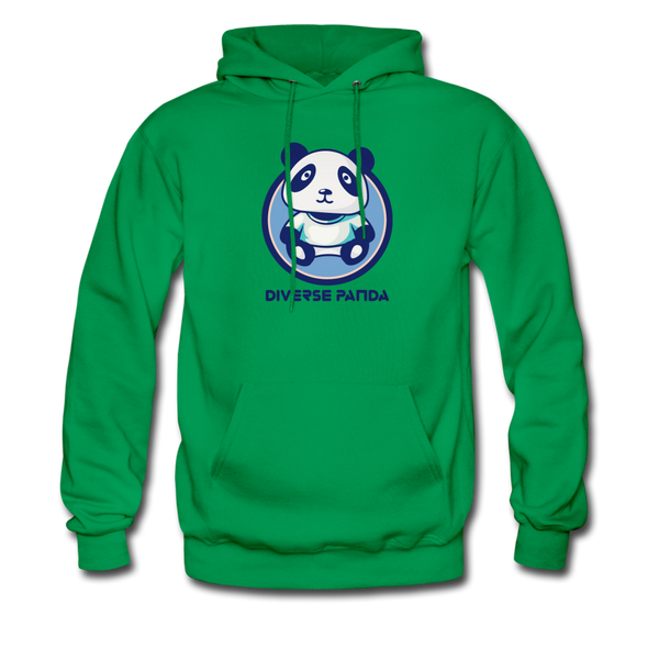 Diverse Panda Blue Lighter Themed Unisex Hoodie - kelly green