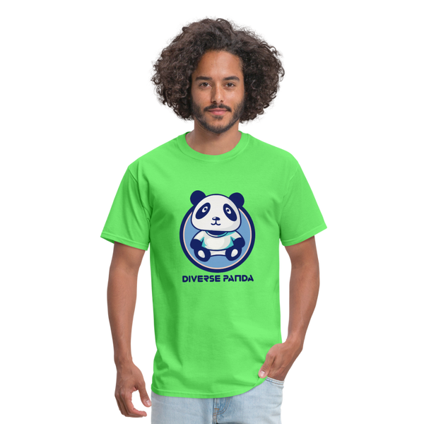 Diverse Panda Blue Lighter Themed Men's T-Shirt - kiwi