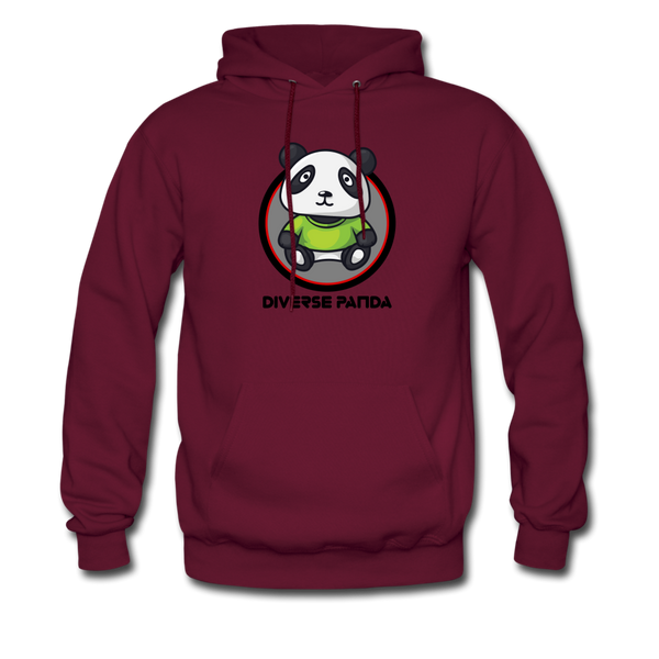 Diverse Panda Original Unisex Hoodie - burgundy