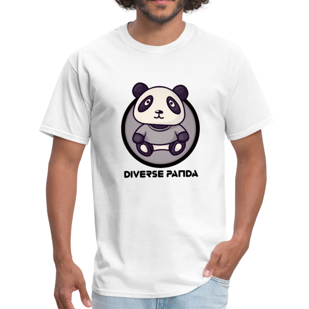 Diverse Panda Sephia Themed Men's T-Shirt - white