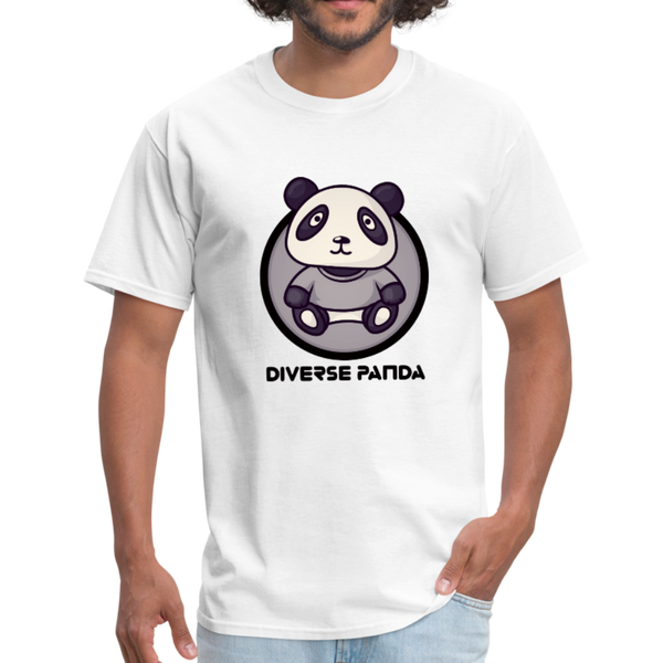 Diverse Panda Sephia Themed Men's T-Shirt - white