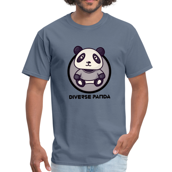 Diverse Panda Sephia Themed Men's T-Shirt - denim