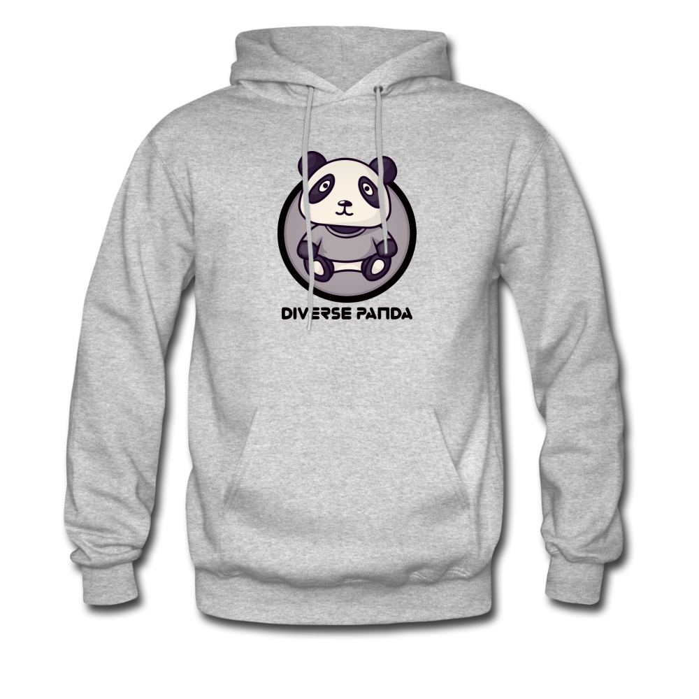 Diverse Panda Sephia Themed Unisex Hoodie - heather gray