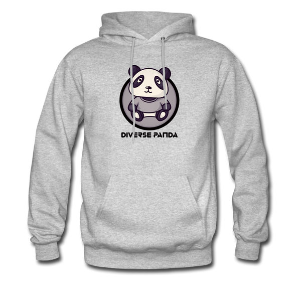 Diverse Panda Sephia Themed Unisex Hoodie - heather gray