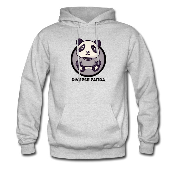 Diverse Panda Sephia Themed Unisex Hoodie - ash 