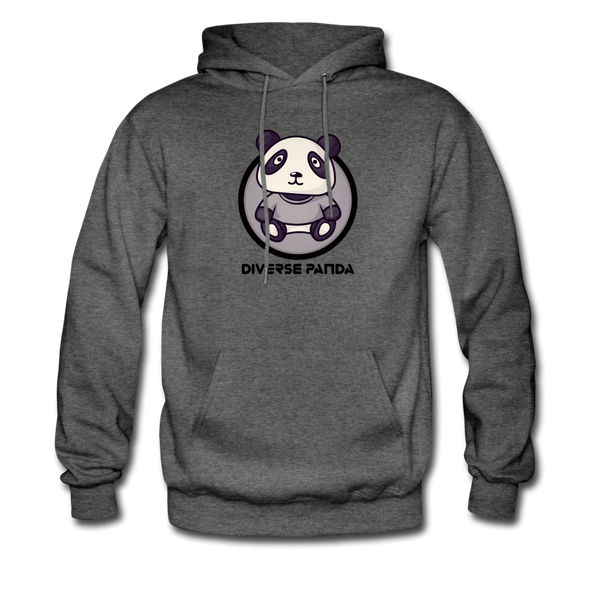 Diverse Panda Sephia Themed Unisex Hoodie - charcoal gray