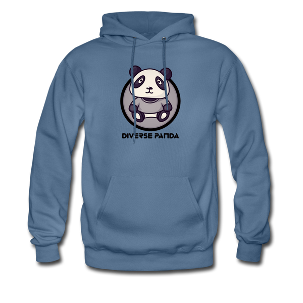 Diverse Panda Sephia Themed Unisex Hoodie - denim blue