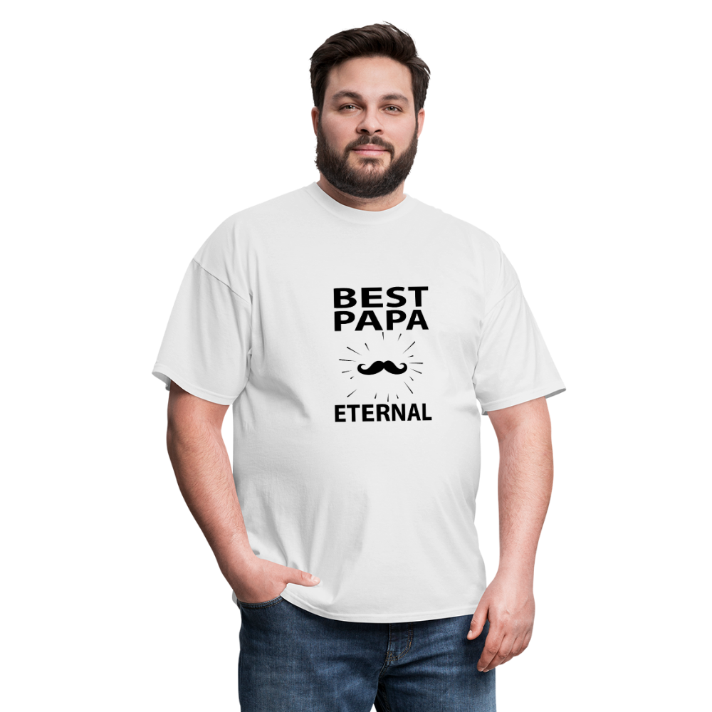 Best Papa Eternal Men's T-Shirt - white