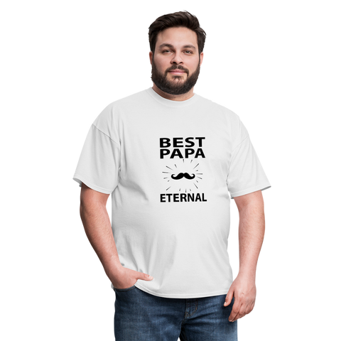 Best Papa Eternal Men's T-Shirt - white