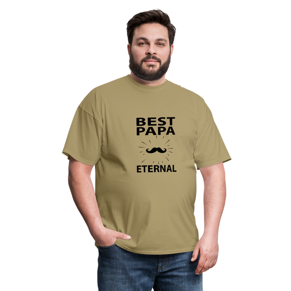 Best Papa Eternal Men's T-Shirt - khaki