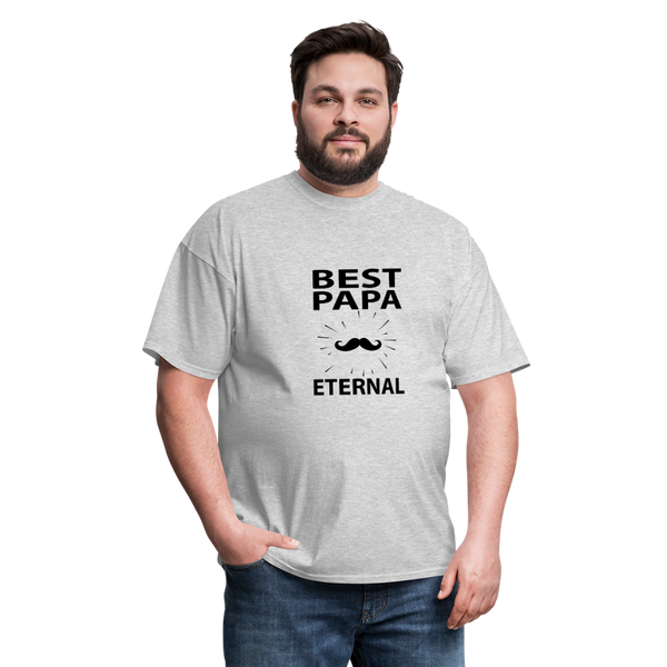 Best Papa Eternal Men's T-Shirt - heather gray