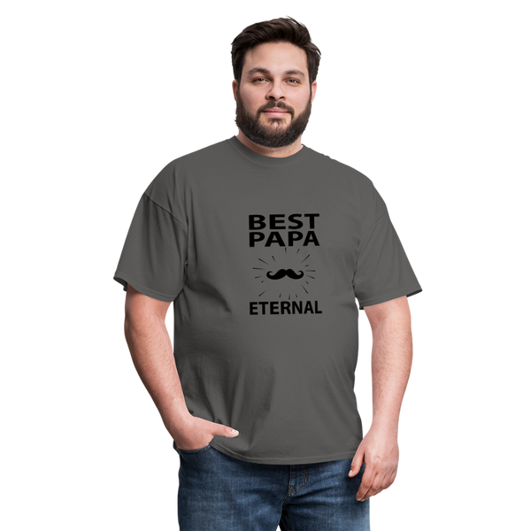 Best Papa Eternal Men's T-Shirt - charcoal