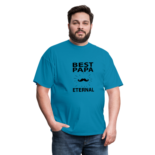 Best Papa Eternal Men's T-Shirt - turquoise