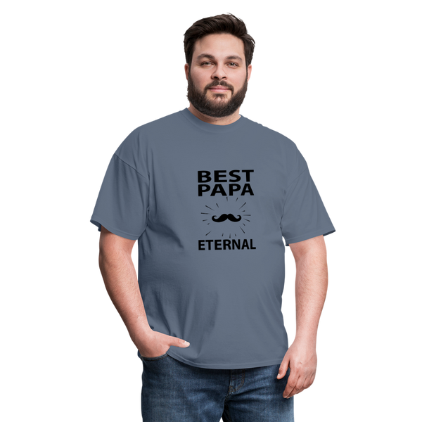 Best Papa Eternal Men's T-Shirt - denim