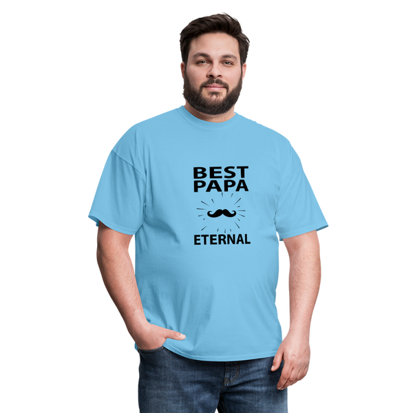 Best Papa Eternal Men's T-Shirt - aquatic blue