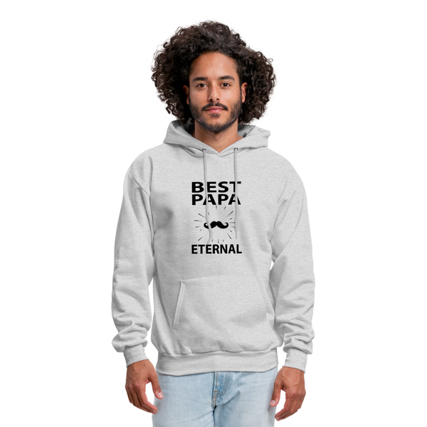 Best Papa Eternal Men's Hoodie - ash 