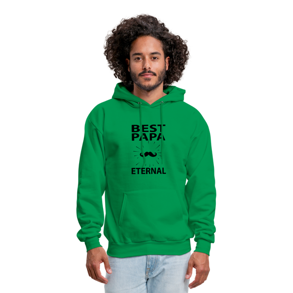 Best Papa Eternal Men's Hoodie - kelly green