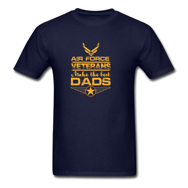 Air Force Veterans Make The Best Dads Men's T-Shirt - navy