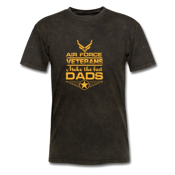 Air Force Veterans Make The Best Dads Men's T-Shirt - mineral black