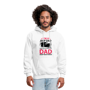 I'm A Jeep Dad Men's Hoodie - white